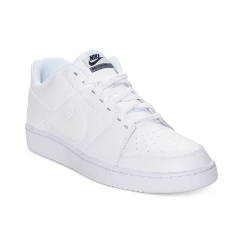 white Nike sneakers